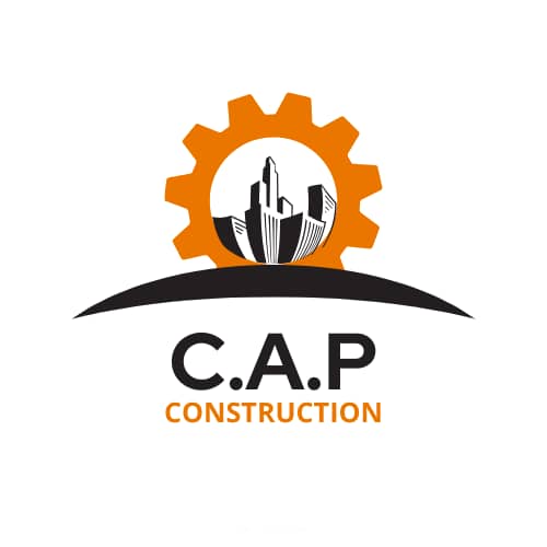 CAP Building Construction Company Logo Design