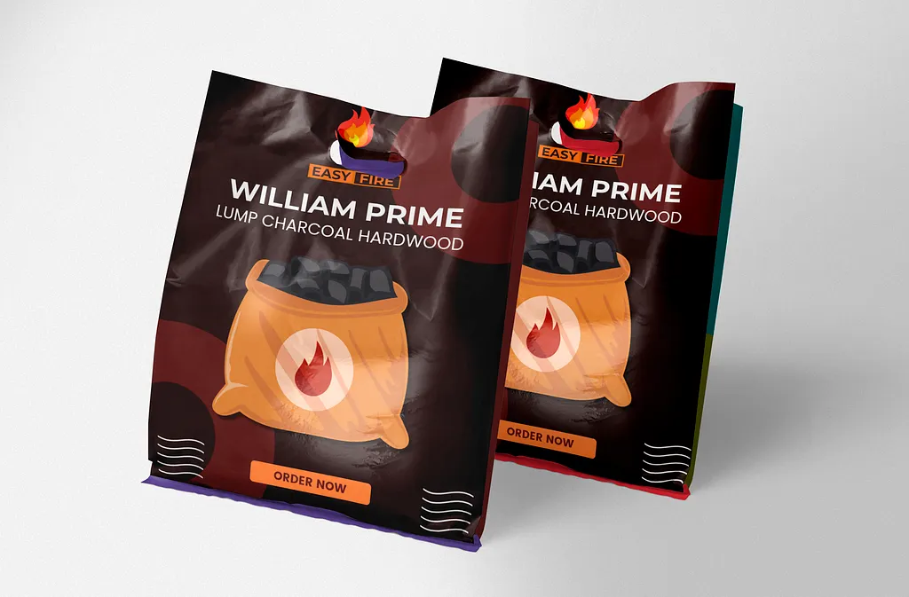 Charcoal Hardwood Branding