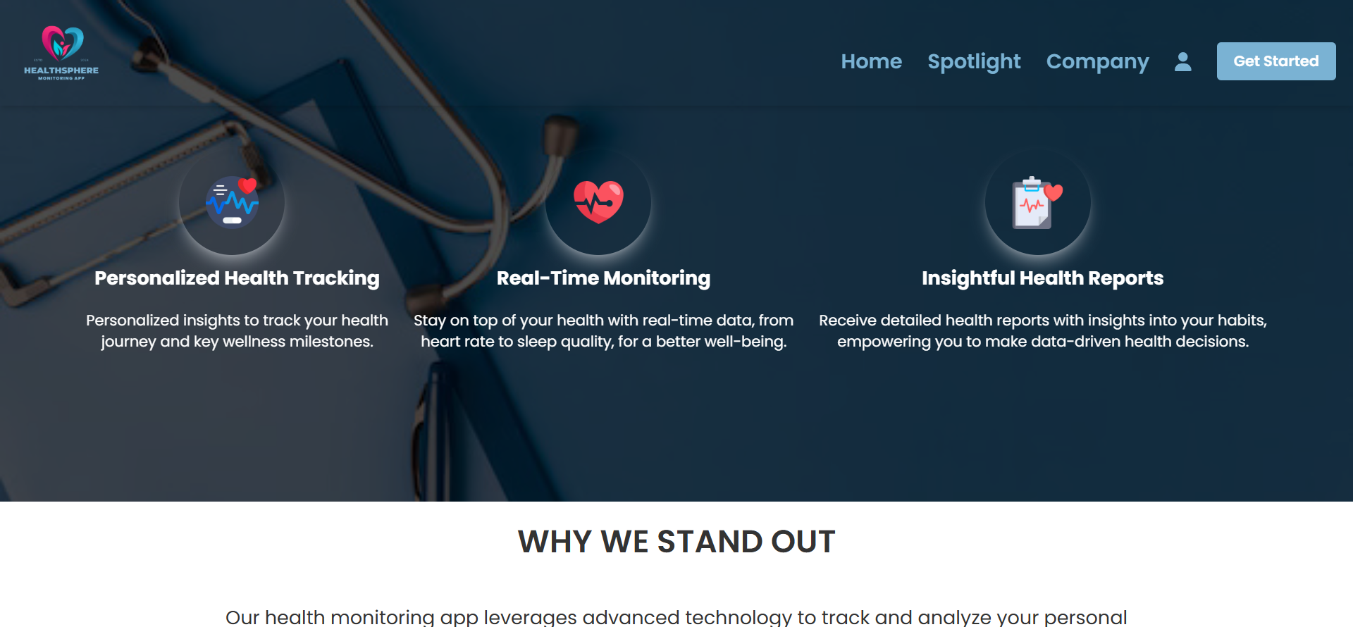 Health Monitoring Dashboard