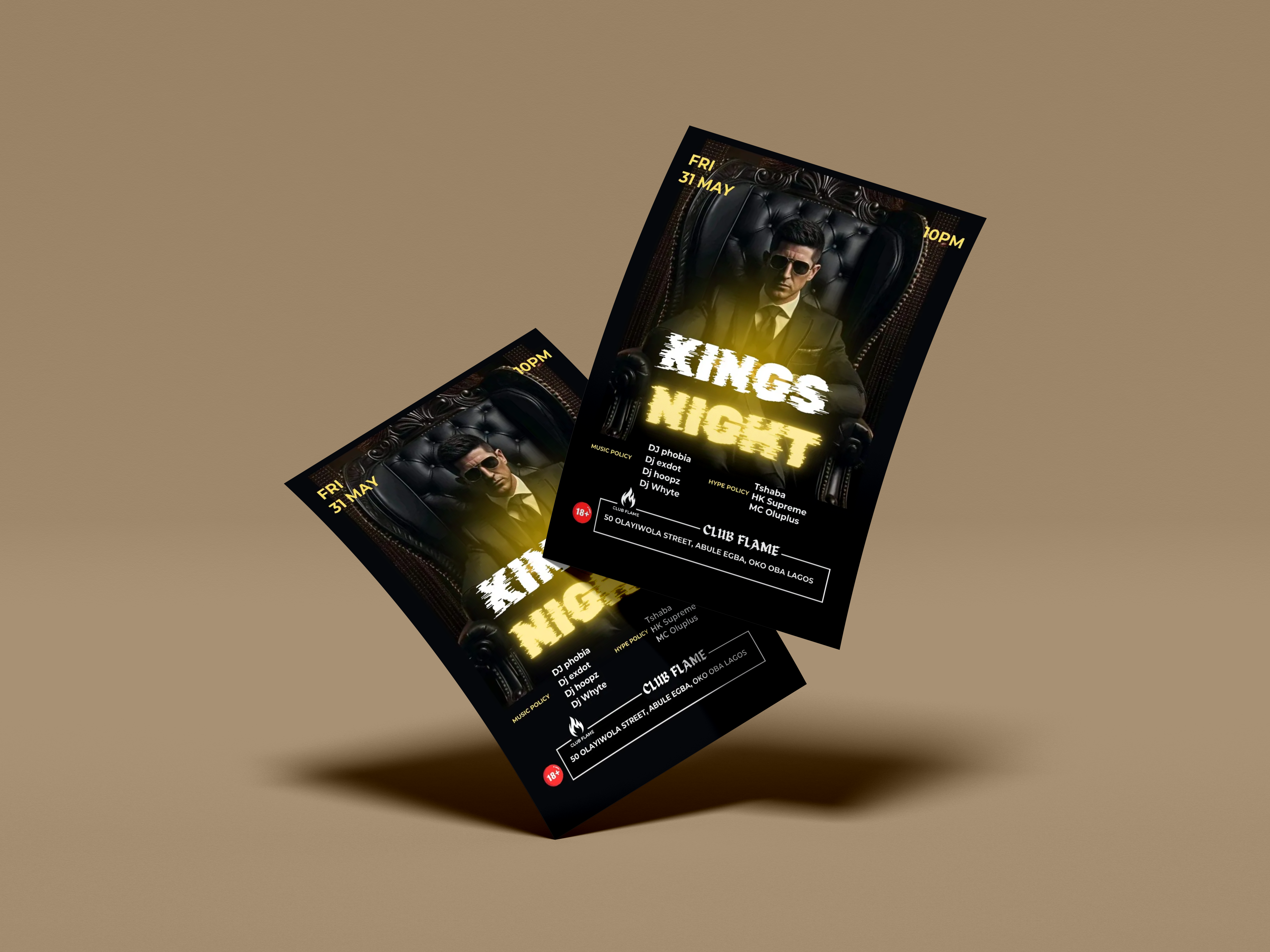 Kings Night – Premium Club Event Flyer Design