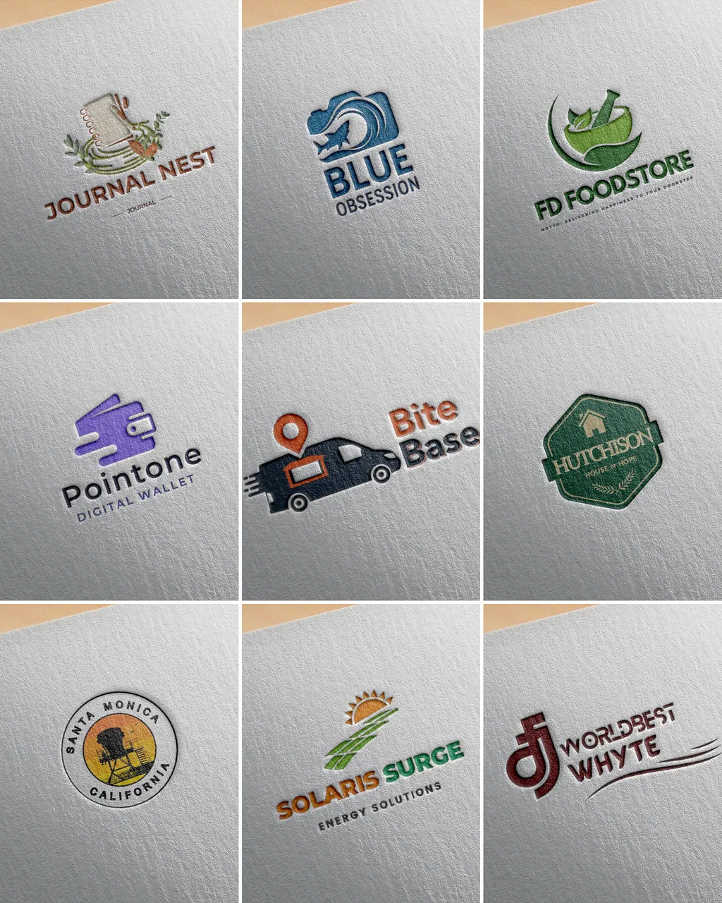 Logo Design Exploration | Clean Vector Marks