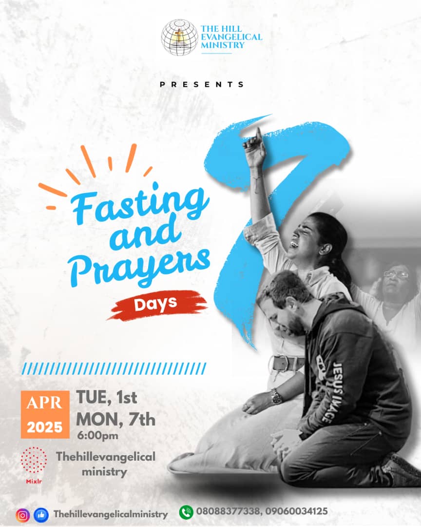 Fasting & Prayer Poster Design