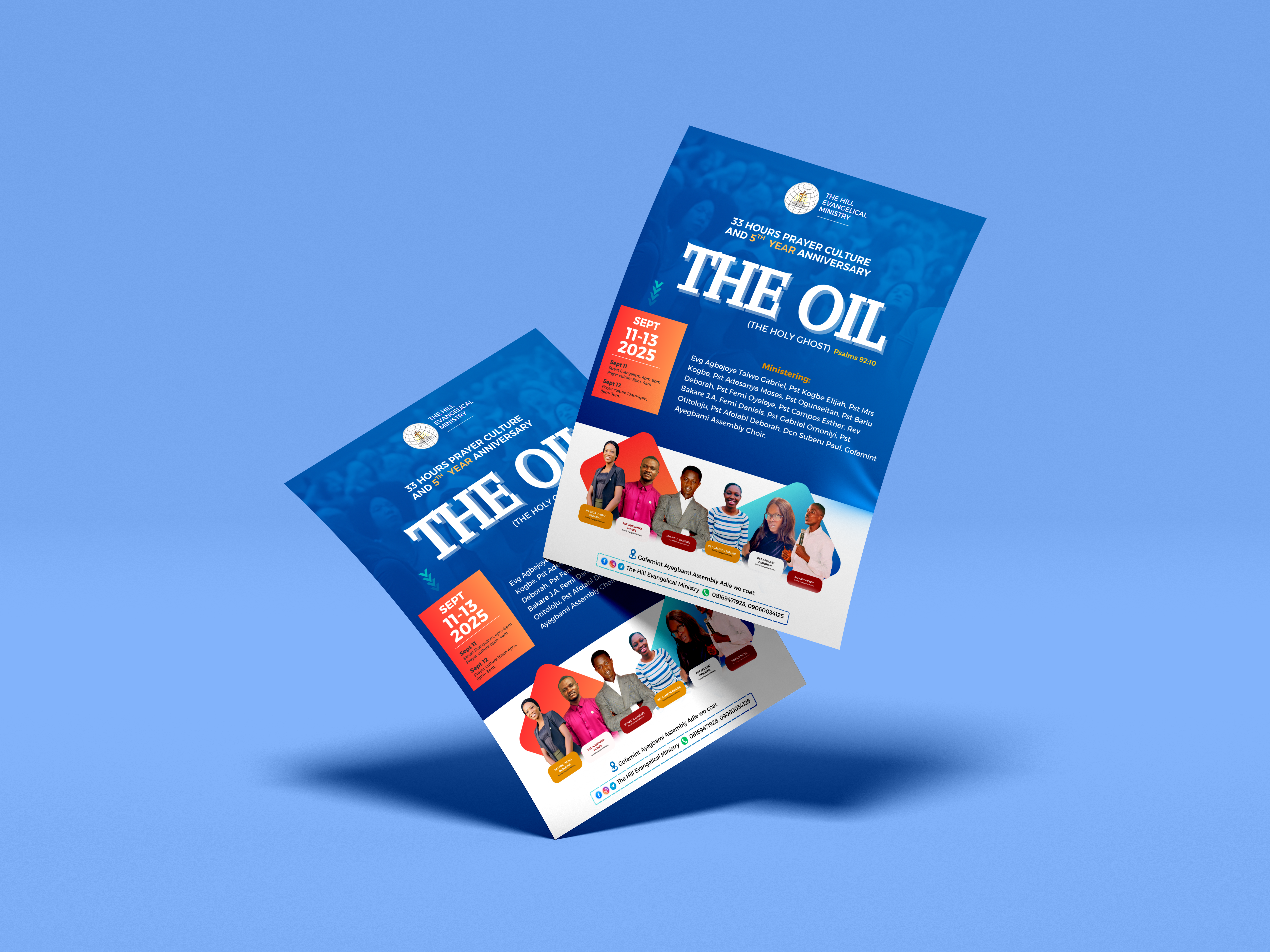 33 Hours Prayer Culture & 5th Year Anniversary Flyer - (THEM)