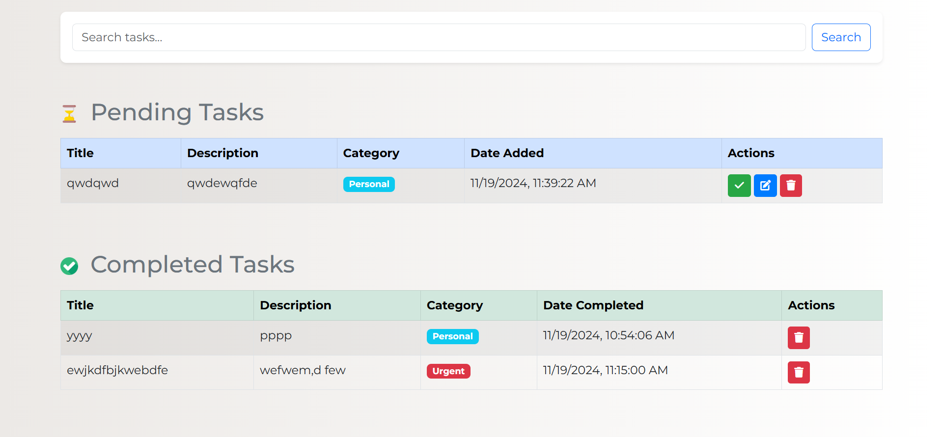 To-do Webapp